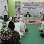 Wakil Gubernur Jawa Timur H Saifullah Yusuf alias Gus Ipul saat membuka acara "Temu Kangen dan Bahtsul Masail IKSAAJ NUSANTARA", Minggu (4/2). 