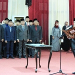 Wali Kota Pasuruan saat melantik Pejabat Pimpinan Tinggi Pratama.