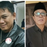 Ketua Komisi B DPRD Malang (kanan) Widodo dan Dony, jubir Naraswari.