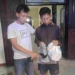 Terduga pelaku pembobolan di Minimarket yang berada di Lamongan.