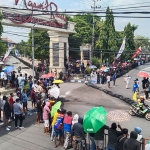 Suasana road race yang digelar Polres Ngawi.