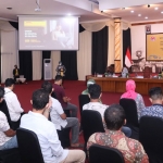 Workshop e-commerce dengan tema “UMKM Kota Pasuruan Go Digital Go Global” di Gedung Gradika Kota Pasuruan, Senin (08/11/2021).