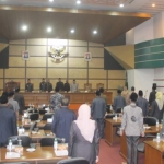 Suasana sidang paripurna pertanggungjawaban APBD 2018.