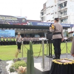 Apel gelar pasukan Operasi Zebra Semeru 2025 di Sidoarjo.