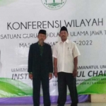Sururi (kanan) usai terpilih menjadi Ketua Pergunu Jawa Timur periode 2017-2022. foto: SYUHUD/ BANGSAONLINE