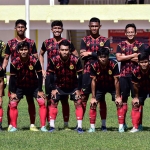 Para pemain Persedikab Kediri yang harus mengubur impiannya untuk berlaga di Liga 3. Foto: Ist.