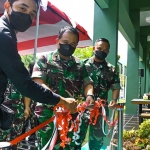 Kasdam V/Brawijaya, Brigjen TNI Agus Setiawan, saat meresmikan Primer Koperasi Kartika Sejahtera.