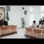 Jajaran LSM Cinta Damai saat audiensi dengan pihak Kejari Kota Pasuruan.