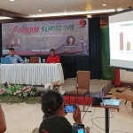 Direktur Riset SSC, Edy Marzuki, saat memberi pemaparan. Foto: Ist