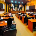 DPRD Pasuruan saat paripurna membahas perubahan tatib dan kode etik, beberapa waktu lalu.