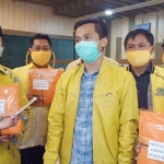 Sekretaris DPD II Partai Golkar Kabupaten Probolinggo Bambang Rubianto memberikan keterangan persnya.