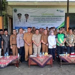 Suasana launching Kepesertaan Jaminan Sosial Ketenagakerjaan di Desa Dakiring, Kecamatan Socah, Bangkalan.