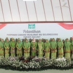 Pengurus Cabang (PC) Muslimat Nahdlatul Ulama (NU) Bojonegoro periode 2022-2027 dilantik di Pendopo Malowopati, Jumat (9/9/2022).