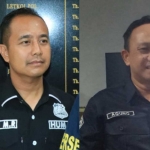 Kolase foto Kasi Humas Polres Gresik, Iptu Hepi Muslih Riza, dan Kepala BKPSDM Gresik, Agung Endro Dwi Setyo Utomo.
