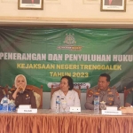 Kegiatan penyuluhan dan penerangan hukum oleh Kejari Trenggalek di Kecamatan Pule, Trenggalek