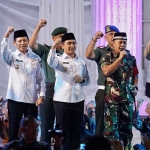 Wali Kota Pasuruan bersama jajaran Forkopimda saat menghadiri Sarasehan Kebangsaan.