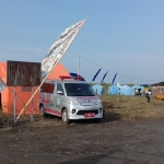 Giat camping yang digagas oleh Pemkot Probolinggo di Pantai Permata, Kelurahan Pilang, Kecamatan Kademangan.