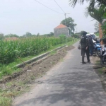 Lokasi proyek pelebaran jalan.