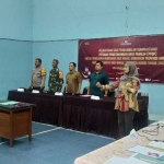 Pelantikan pantarlih di salah satu kelurahan di Kota Kediri. Foto: Ist.