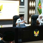 Wakil Wali Kota Kediri saat menerima kunjungan kerja FKUB Kota Depok.