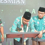 Bupati Sidoarjo, Ahmad Muhdlor Ali, saat meresmikan Puskesmas Urangagung 2. Foto: Ist