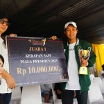 Juara Karapan Sapi Piala Presiden 2023.