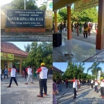 Senam Pagi Desa Juluk yang diikuti seluruh staf desa dan masyarakat setempat.