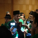 Abid Umar Faruq, Sekretaris PW GP Ansor Jawa Timur. Foto: DIDI R/BANGSAONLINE 