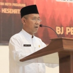 Sekretaris Daerah Kota Pasuruan Drs. H. Bahrul Ulum, M.M. saat membuka Forum Pemangku Kepentingan Dalam Rangka Rapat Koordinasi Perencanaan Bidang Kesehatan Tahun 2021.