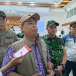 Abdul Basir, Kabag Pengelolaan SDM Kemenhaj saat memberi keterangan kepada awak media