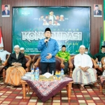 Musyawarah dan silaturahmi Para Gus se-Jatim di Aula PCNU Kabupaten Banyuwangi, mendorong Muhaimin maju Capres 2024. foto: ist.