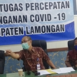 dr. Taufik Hidayat, Juru Bicara Gugus Tugas Percepatan Penanganan Covid-19 Lamongan.