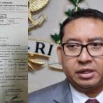 Surat dari Setjen DPR Fadli Zon untuk KJRI yang beredar.