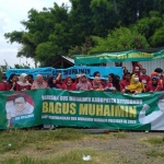 Barisan Gus Muhaimin Kabupaten Situbondo saat mendeklarasikan dukungannya untuk Ketua Umum PKB maju menjadi presiden dalam Pemilu 2024.
