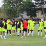 Pemain Timnas Panama U-17 saat melakukan latihan.