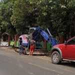 Proyek perluasan drainase jalan raya Ijen baru setengah jalan.