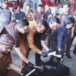 Pemusnahan barang bukti 127 perkara pidana yang dilakukan Kejari Kota Batu.