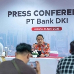 Konferensi pers terkait pemulihan sistem Bank DKI saat libur Lebaran 2025.