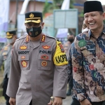 Kapolresta Banyuwangi, Kombes Pol Deddy Foury Millewa, bersama Anton Sujarwo selaku Ketua Askab.