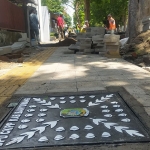 Salah satu trotoar yang direnovasi Dinas PUCKPP Banyuwangi.