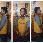 Bayu Rahman Widodo (29) asal Dukuh Pakis, Kota Surabaya, pelaku pencurian handphone milik teman akrabnya.