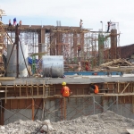 Pemkot Surabaya terus kebut proyek pembangunan Rumah Pompa Petekan. (foto: ist).