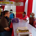 Suasana pemeriksaan pemudik di Pos Covid-19 Sumberbaru.