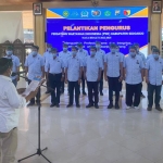 RESMI: Prosesi pelantikan Pengurus PWI Sidoarjo masa bhakti 2022-2025 di Pendapa Delta Wibawa, Rabu (24/8/2022). Foto: Ist.