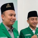 Wakil Ketua PC GP Ansor Surabaya, Rafiqi Anjasmara, bersama Sekretaris LBH GP Ansor Surabaya, Moh. Sumriyadi.