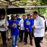 Wamen ATR/BPN saat berkunjung ke Kampung Reforma Agraria di Palu.