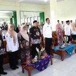 Wakil Bupati Malang saat menghadiri Halal Bihalal MKKS SMPN.