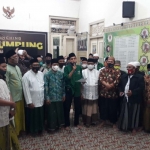 Para ketua MWCNU se-Surabaya saat memberi pernyataan menolak pembekuan PCNU Kota Surabaya. foto: ist.