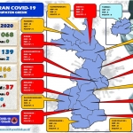 Peta sebaran COVID-19 di Kabupaten Gresik.