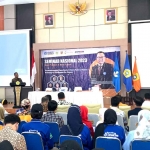 Suasana Seminar Nasional yang digelar Aspikom Jatim bersama Universitas Trunojoyo Madura.